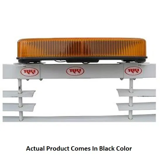 STRBMNTRCTB – RKI Headache Rack Light Mount, Use on RKI Headache Racks Rectangular Powder Coated Black Steel Without ...